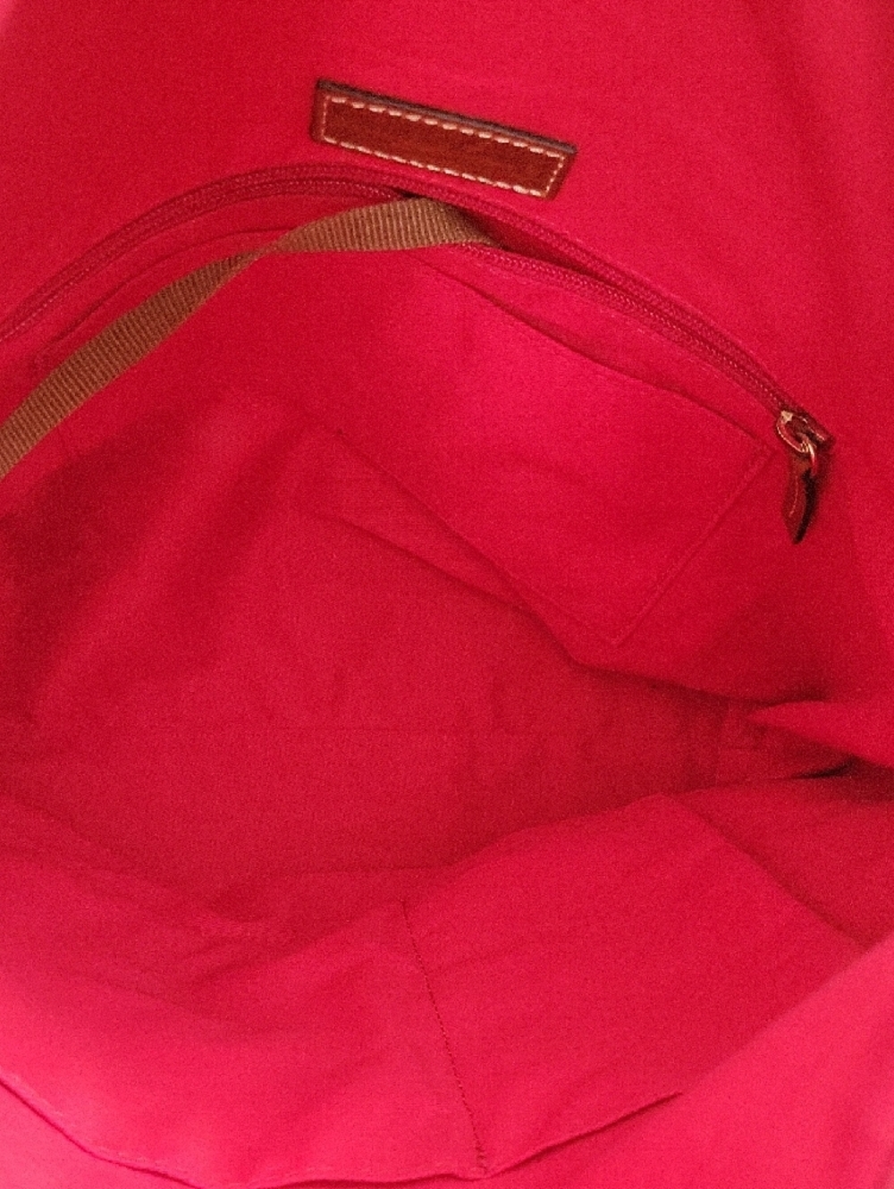 Dooney & Bourke Plum Pebbled Leather Shoulder Bag - Picture 9 of 10